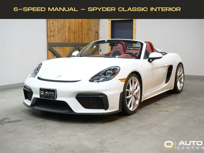 2020 Porsche 718 Boxster Spyder RWD