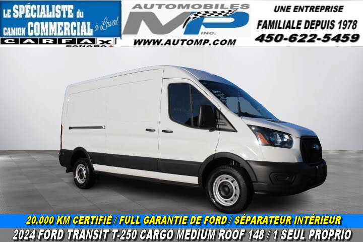 2024 Ford Transit Cargo 250 Medium Roof LB RWD