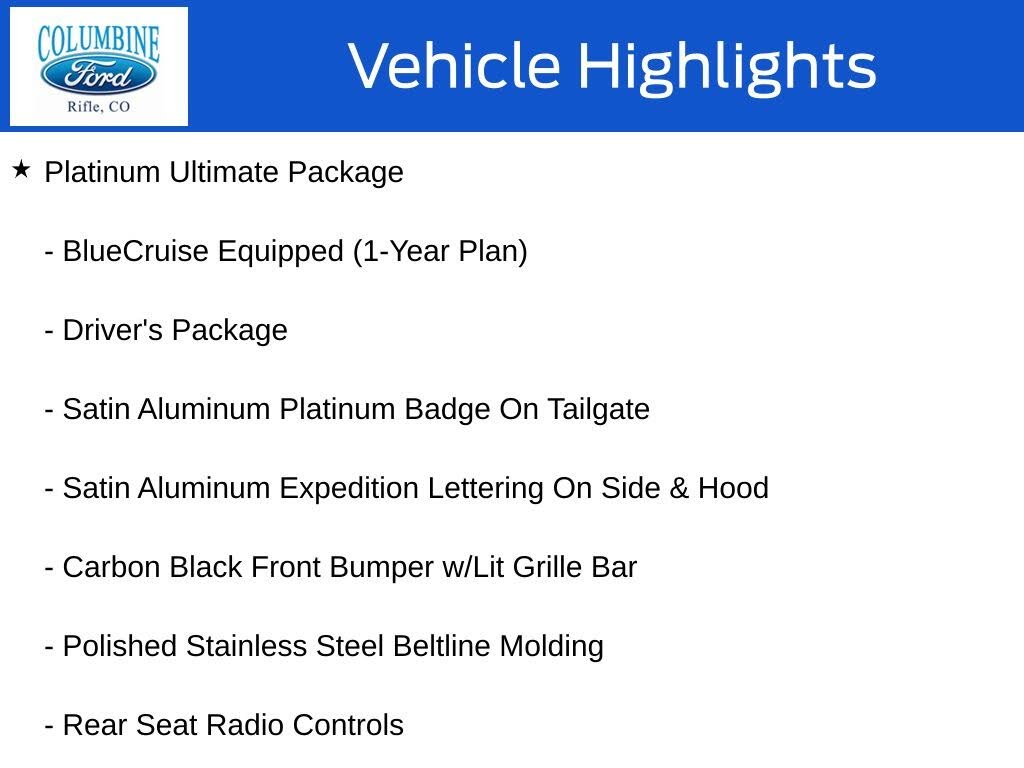 2025 Ford Expedition Platinum 4WD
