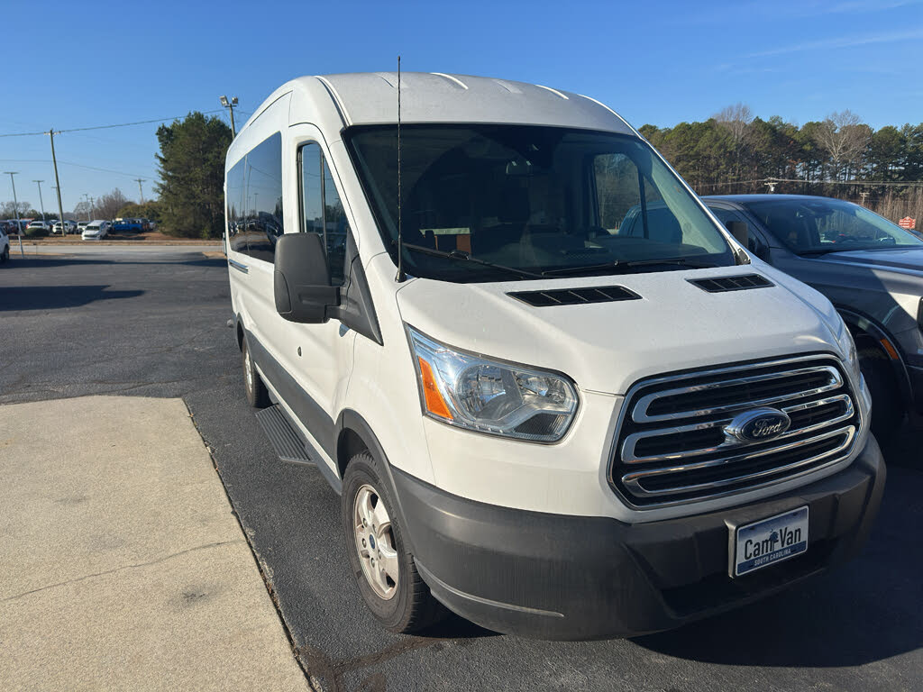 2019 Ford Transit Passenger 350 XLT Medium Roof LWB RWD with Sliding Passenger-Side Door