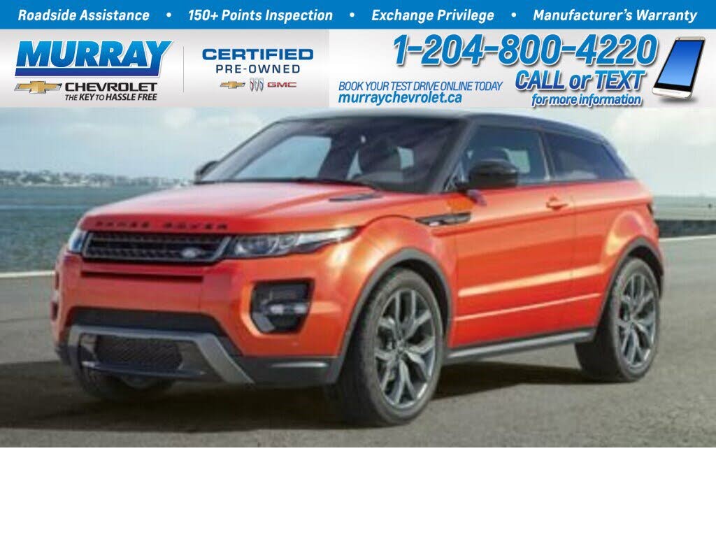 2015 Land Rover Range Rover Evoque Prestige Coupe