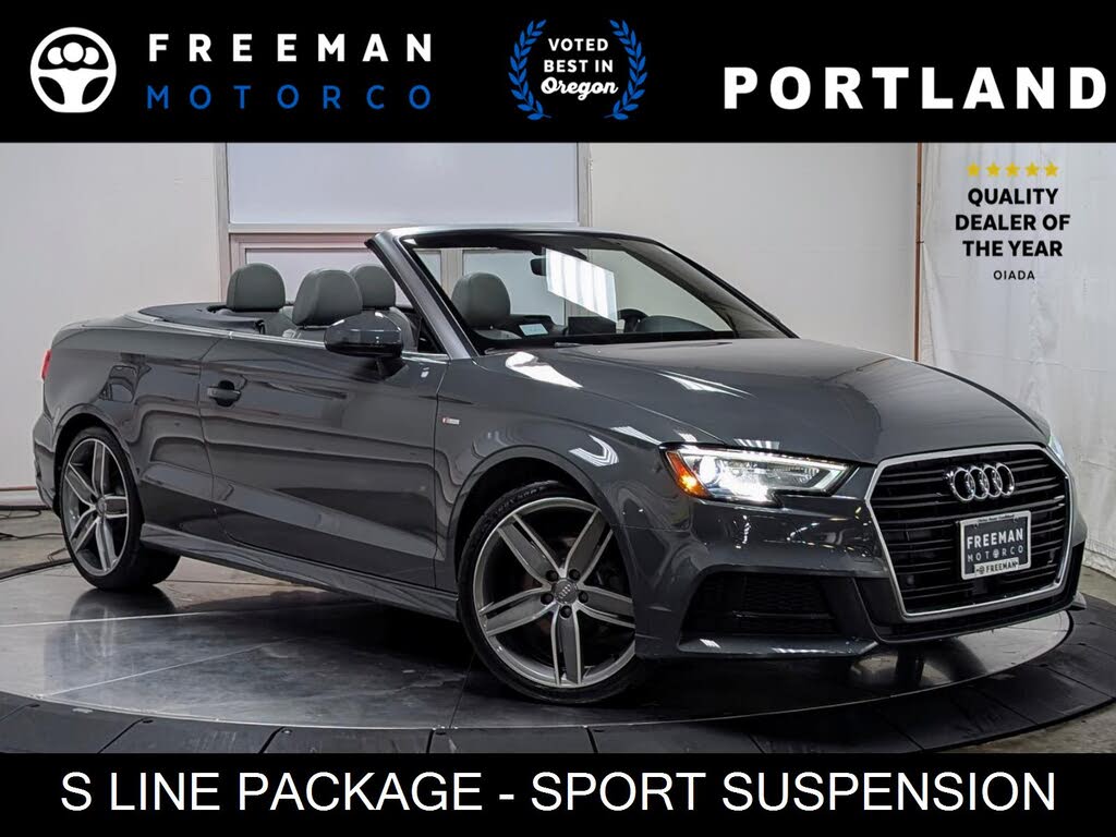 2018 Audi A3 2.0T Premium Plus Cabriolet FWD
