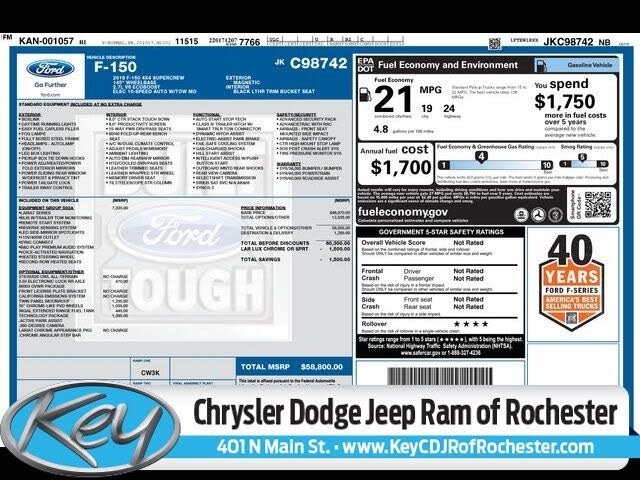 2018 Ford F-150 Lariat SuperCrew 4WD