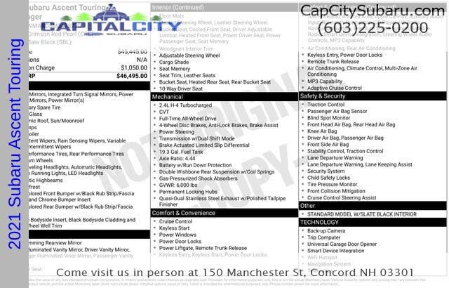 2021 Subaru Ascent Touring AWD