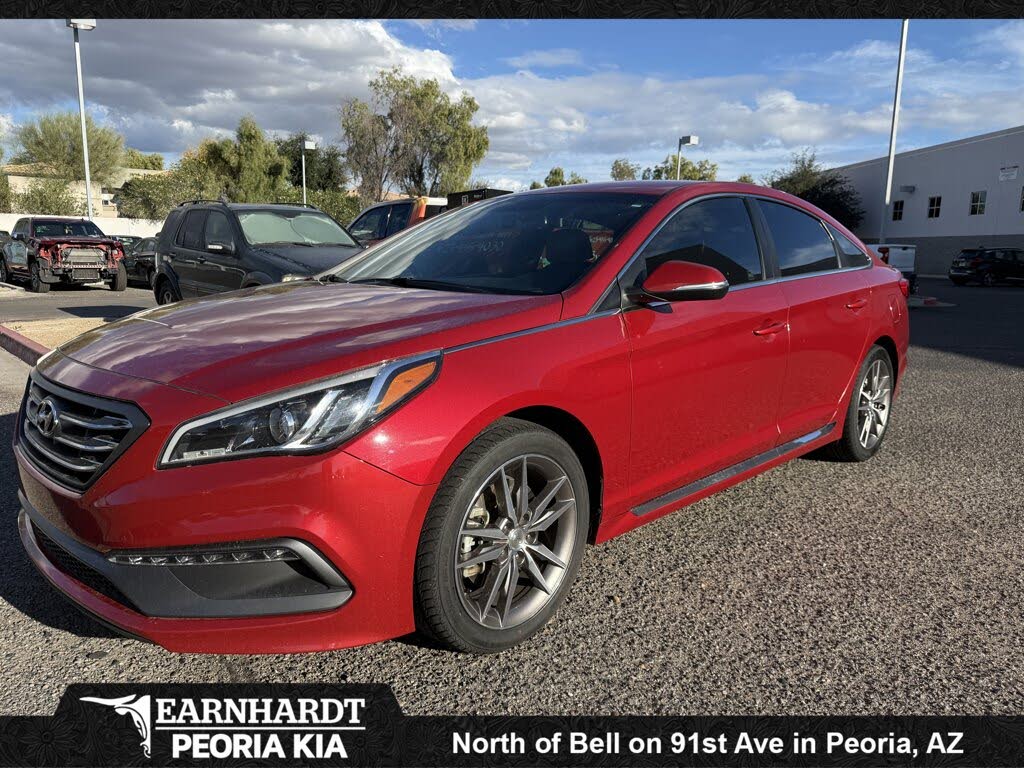2017 Hyundai Sonata 2.0T Sport FWD with Black Leather Interior
