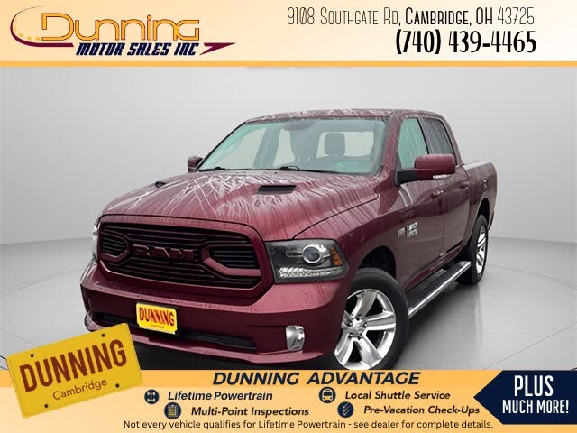 2018 RAM 1500 Sport Crew Cab 4WD