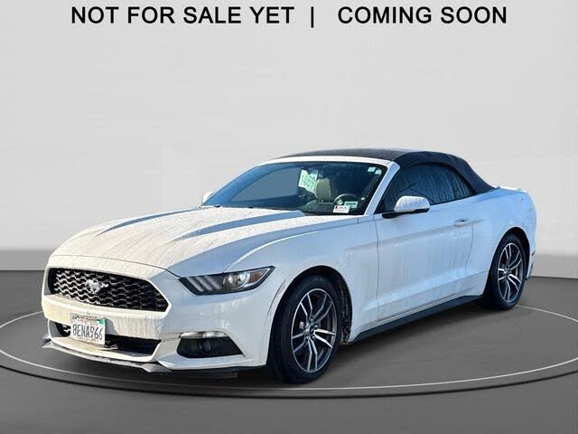 2017 Ford Mustang EcoBoost Premium Convertible RWD
