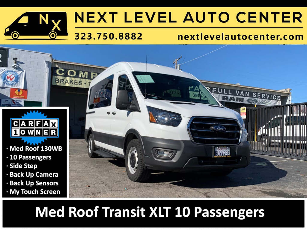 2020 Ford Transit Passenger 150 XL Medium Roof RWD with Sliding Passenger-Side Door