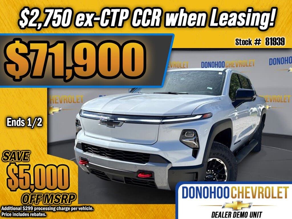 2026 Chevrolet Silverado EV Trail Boss Crew Cab (Extended Range) e4WD