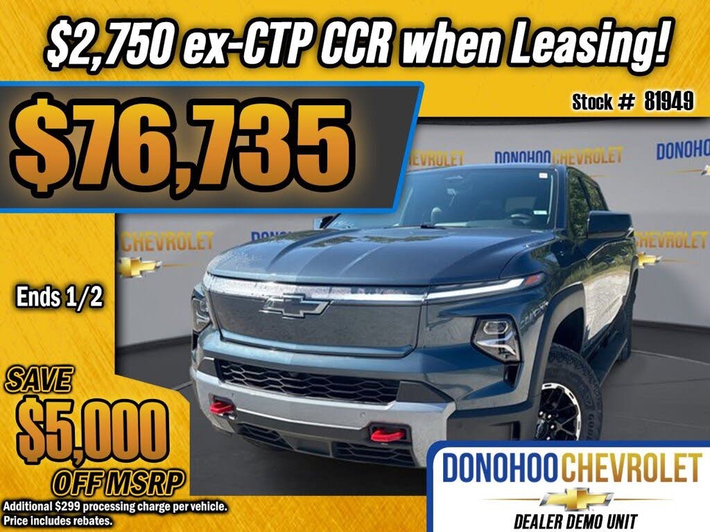 2026 Chevrolet Silverado EV Trail Boss Crew Cab (Extended Range) e4WD