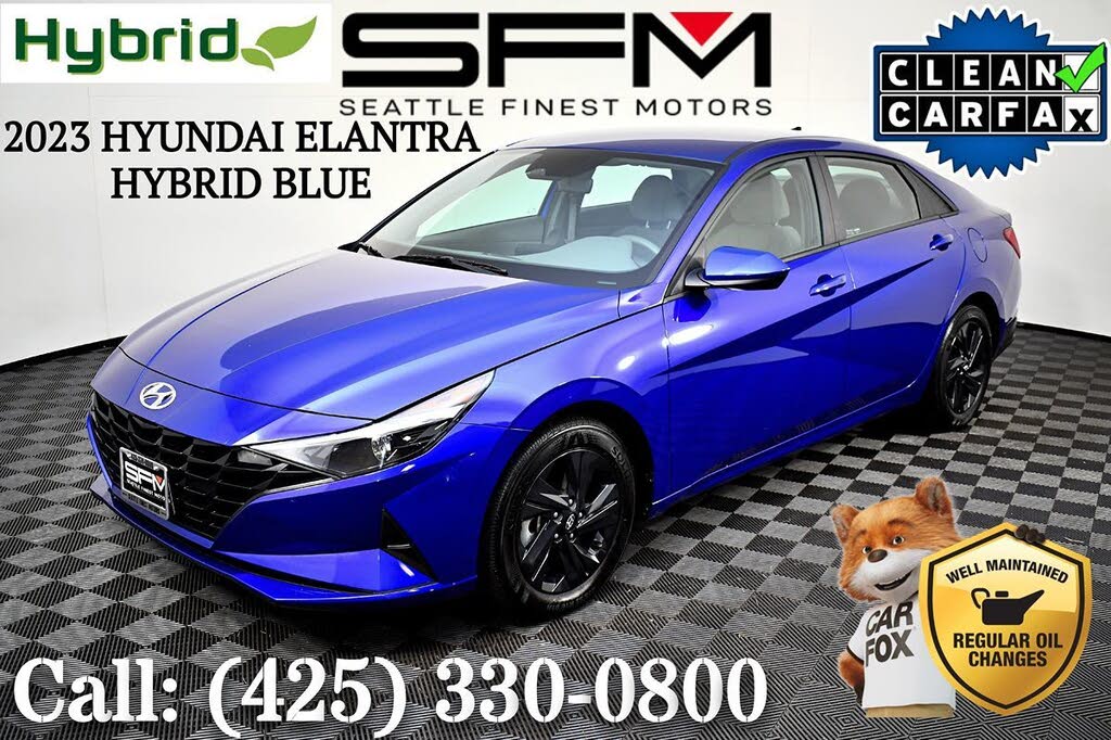2023 Hyundai Elantra Hybrid Blue FWD