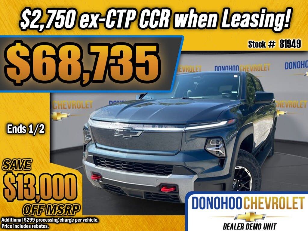 2026 Chevrolet Silverado EV Trail Boss Crew Cab (Extended Range) e4WD