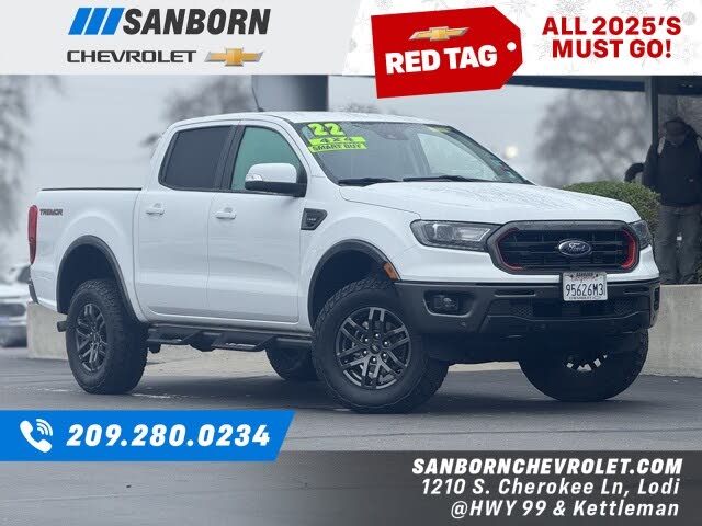 2022 Ford Ranger Lariat SuperCrew 4WD