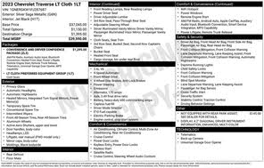 Chevrolet Traverse LT Cloth FWD