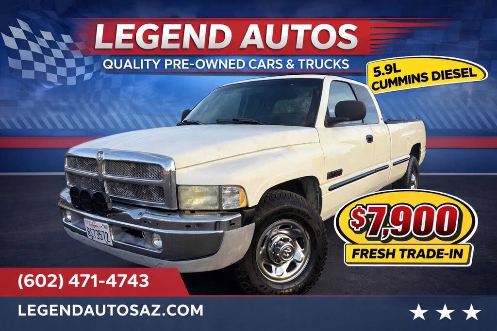 1999 Dodge RAM 2500 Laramie SLT Club Cab LB RWD