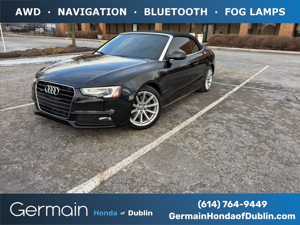 2015 Audi A5 2.0T quattro Premium Plus Cabriolet AWD