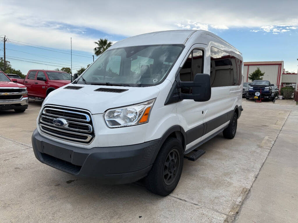 2018 Ford Transit Passenger 350 XLT Medium Roof LWB RWD with Sliding Passenger-Side Door