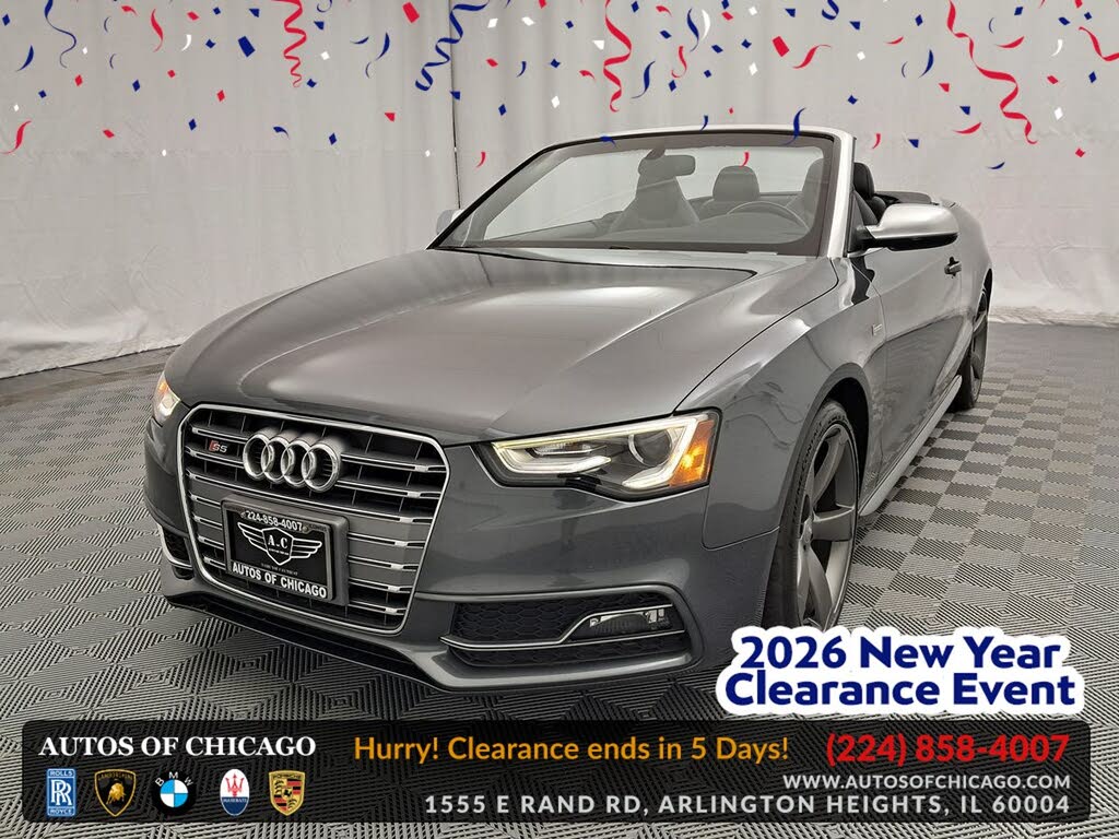 2015 Audi S5 3.0T quattro Premium Plus Cabriolet AWD