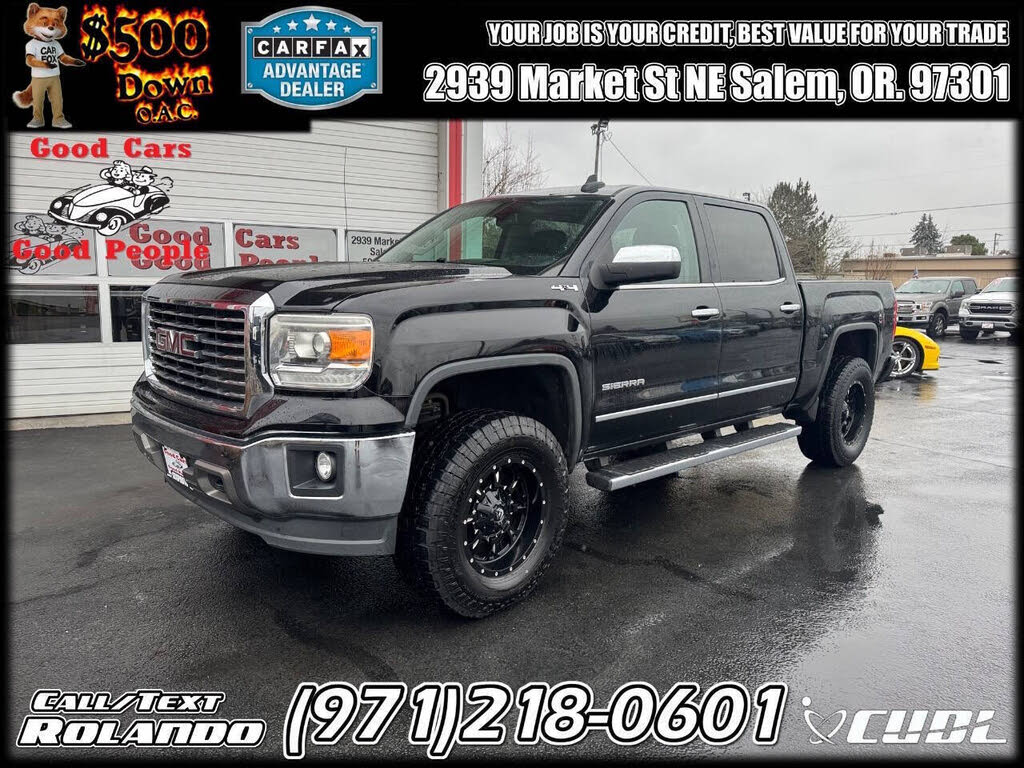 2015 GMC Sierra 1500 SLT Crew Cab 4WD
