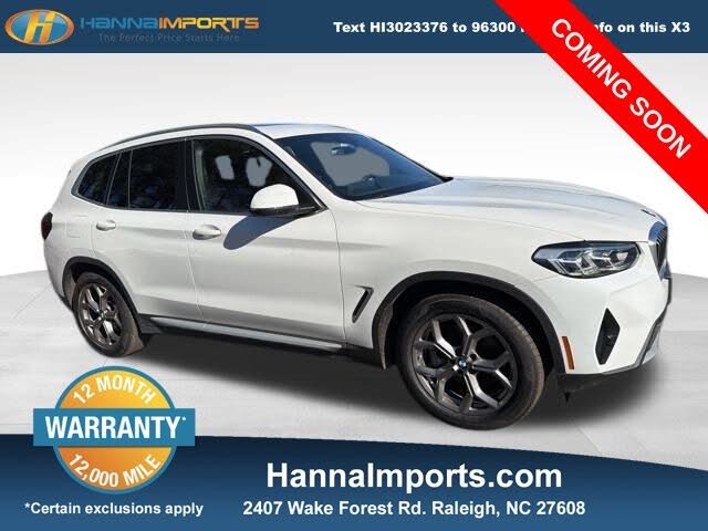 2022 BMW X3 xDrive30i AWD