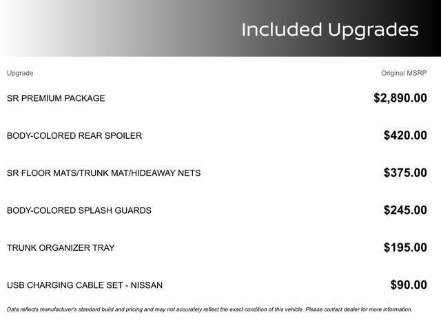2024 Nissan Altima 2.5 SR FWD