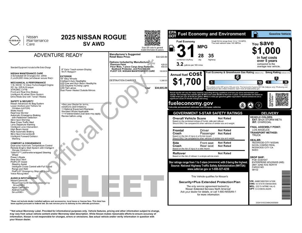 2025 Nissan Rogue SV AWD