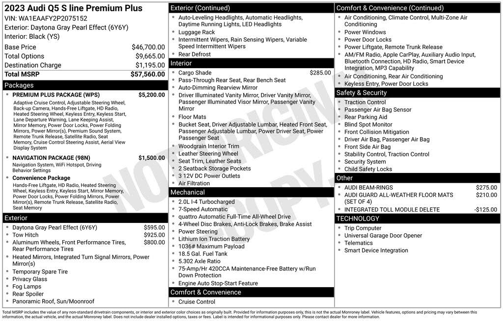 2023 Audi Q5 quattro Premium Plus S Line 45 TFSI