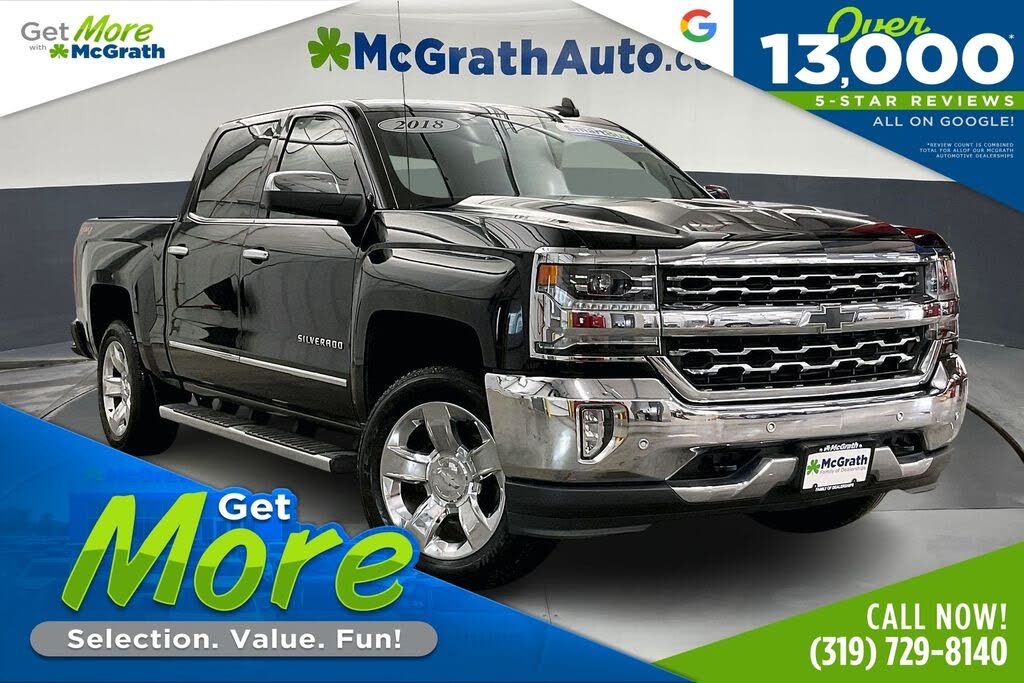 2018 Chevrolet Silverado 1500 LTZ Crew Cab 4WD