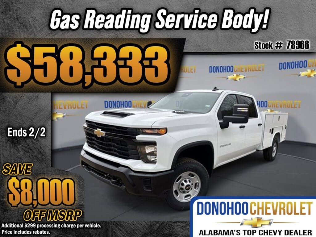 2024 Chevrolet Silverado 2500HD Work Truck Crew Cab LB 4WD