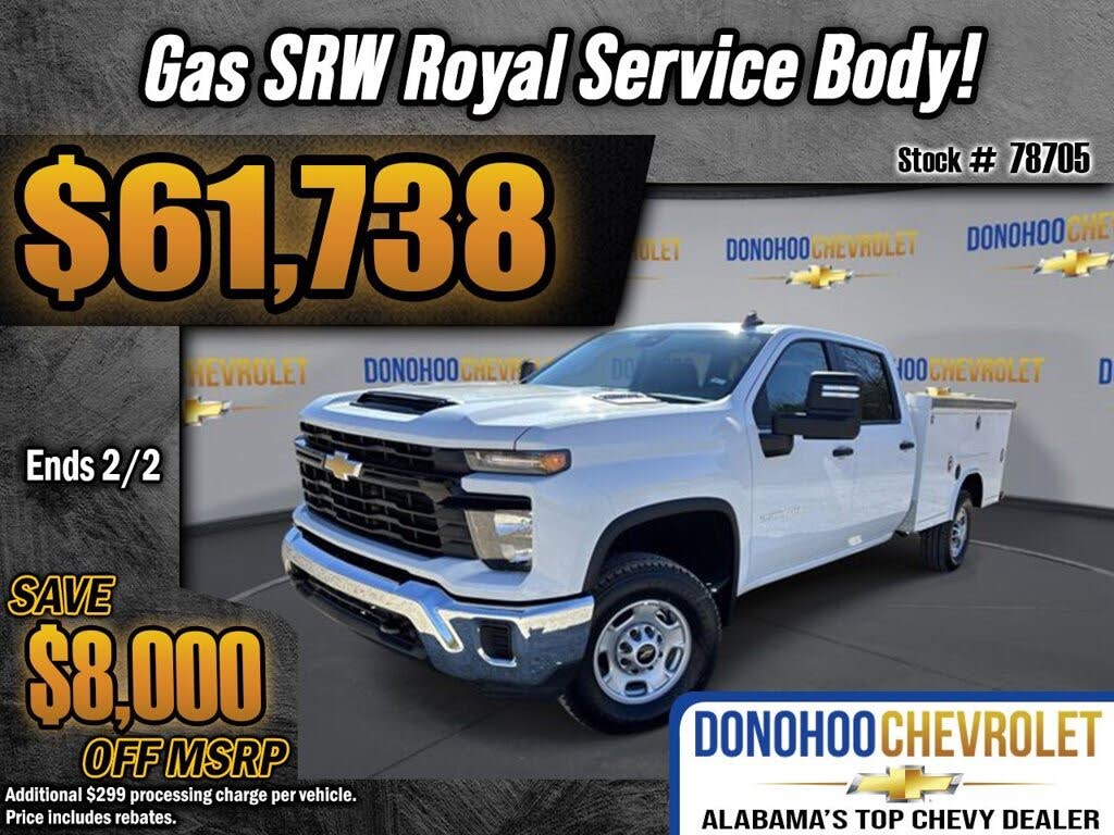 2024 Chevrolet Silverado 2500HD Work Truck Crew Cab LB 4WD