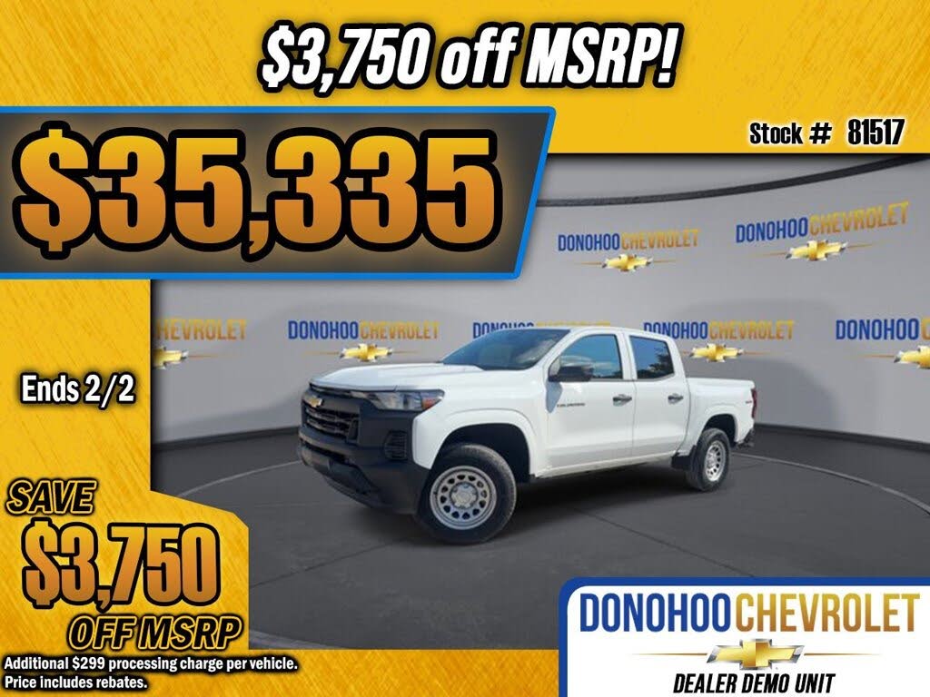 2026 Chevrolet Colorado Work Truck Crew Cab 4WD