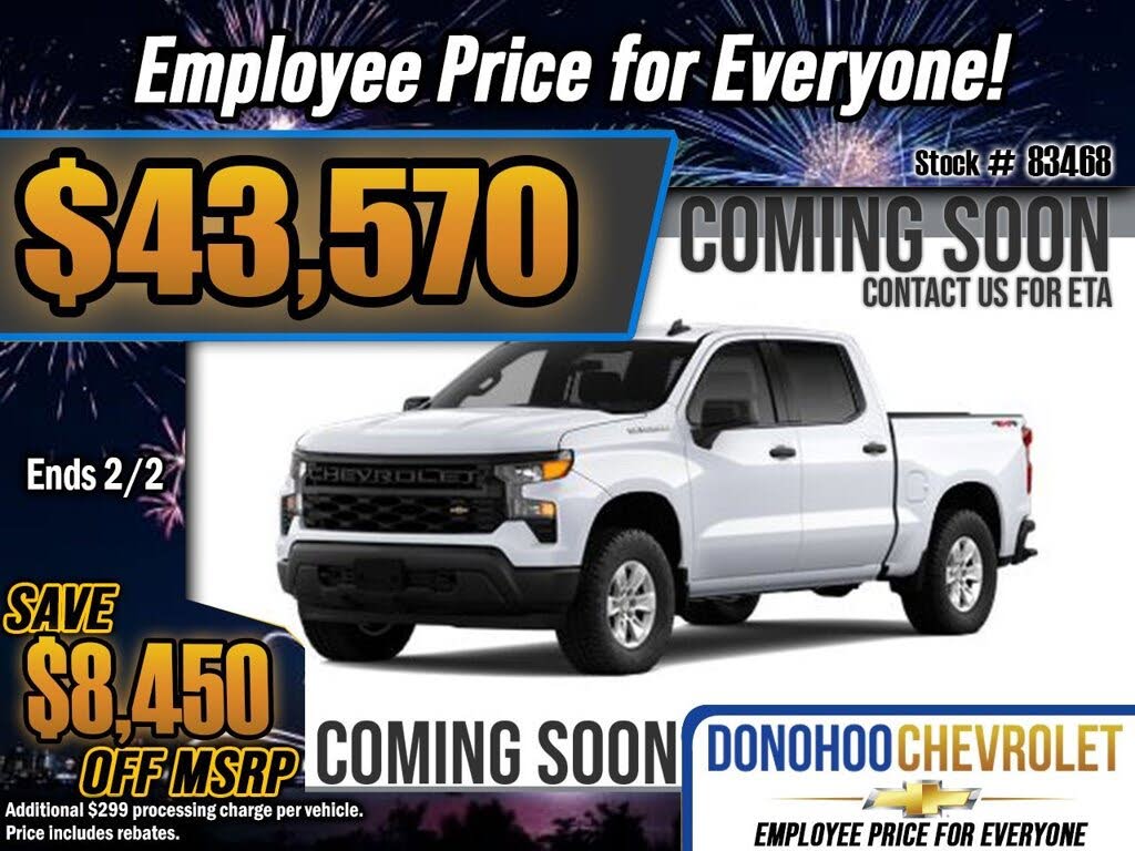 2026 Chevrolet Silverado 1500 Work Truck Crew Cab 4WD