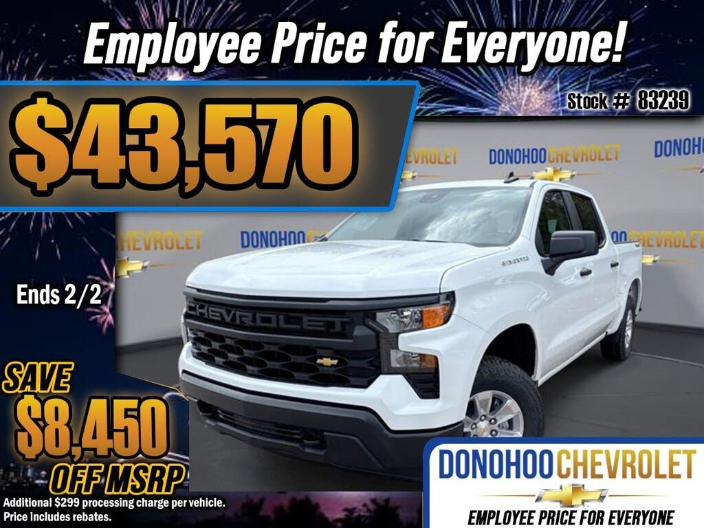 2026 Chevrolet Silverado 1500 Work Truck Crew Cab 4WD