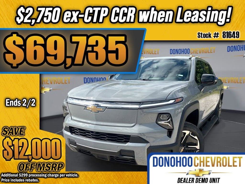 2026 Chevrolet Silverado EV LT Crew Cab (Extended Range) e4WD