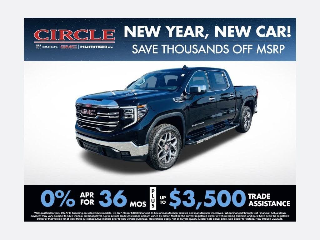 2026 GMC Sierra 1500 SLT Crew Cab 4WD