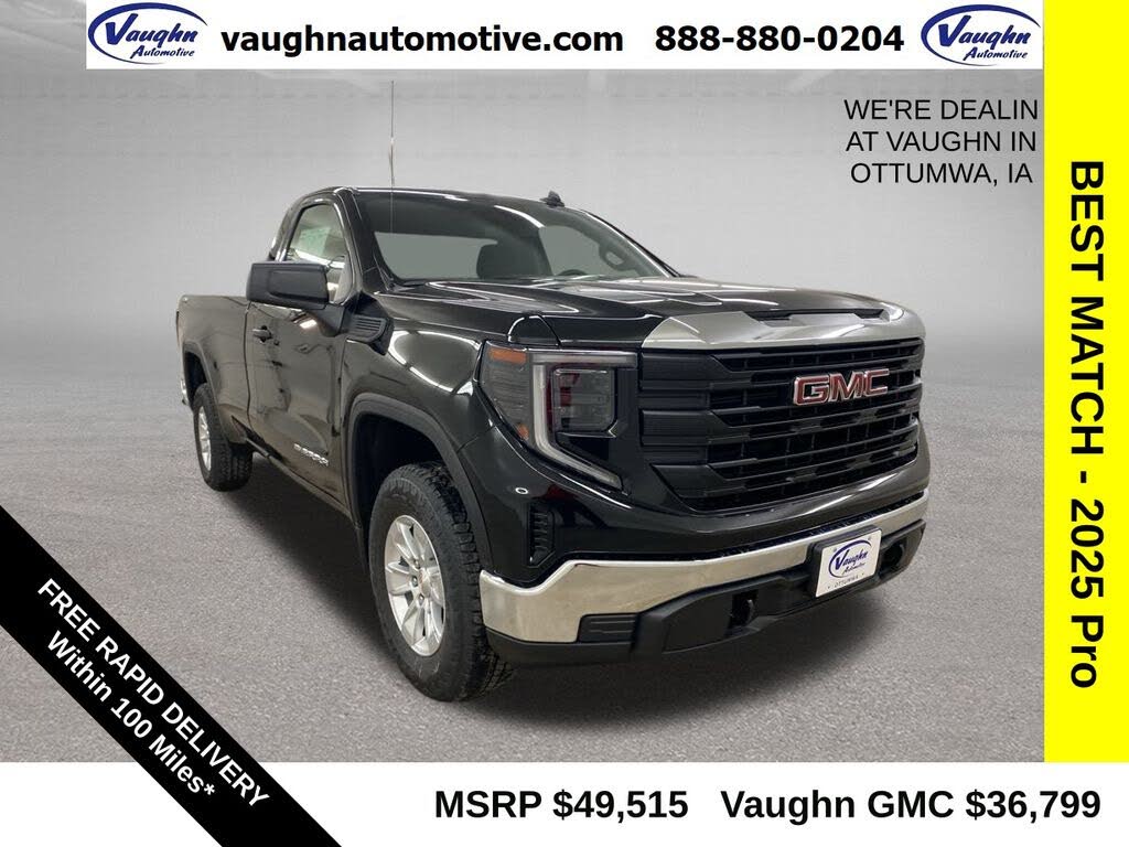 2025 GMC Sierra 1500 Pro Regular Cab LB 4WD