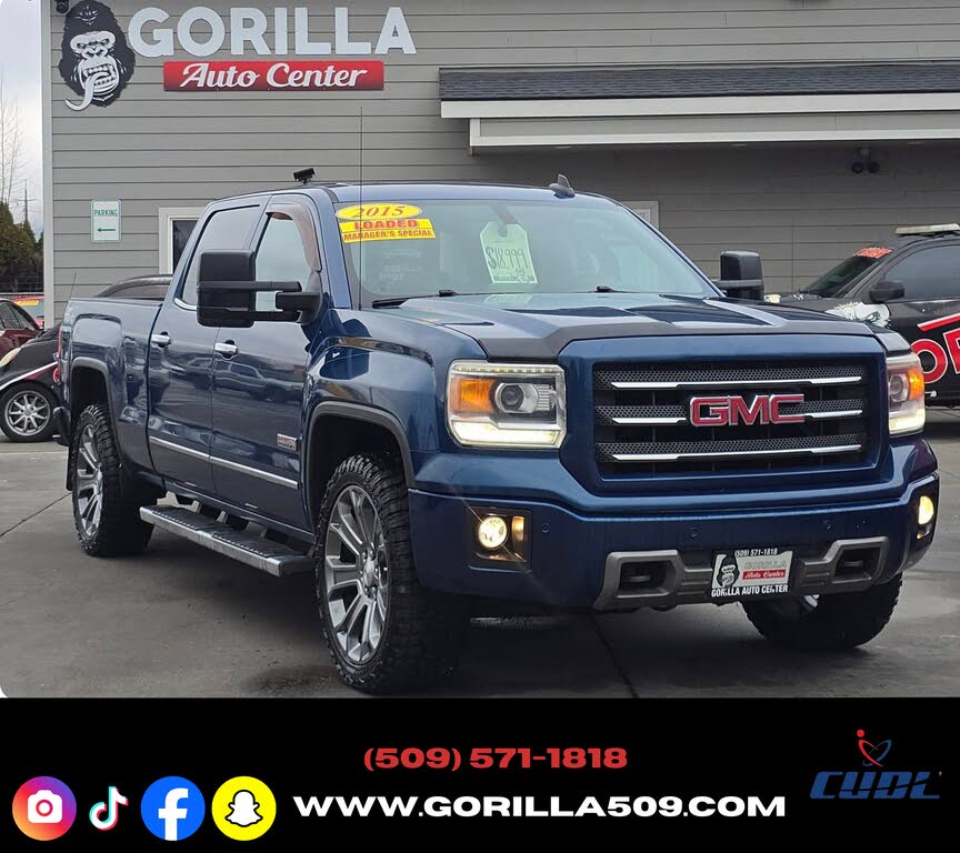 2015 GMC Sierra 1500 SLT Crew Cab 4WD