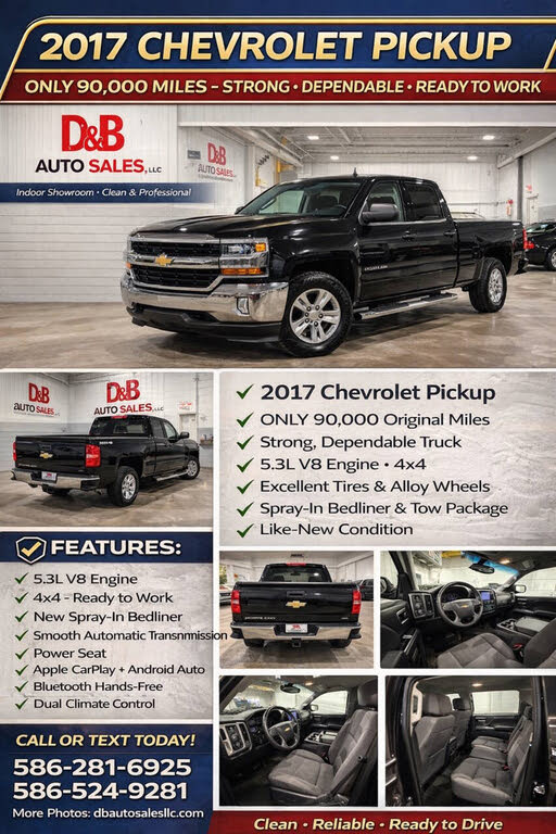 2017 Chevrolet Silverado 1500 LT Double Cab 4WD