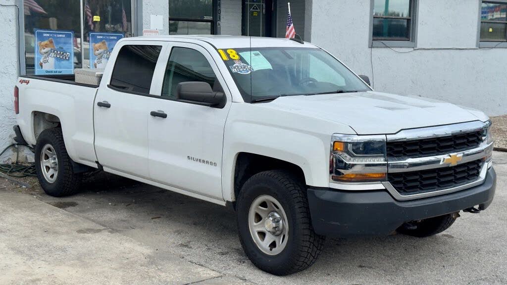 2018 Chevrolet Silverado 1500 Work Truck Crew Cab 4WD