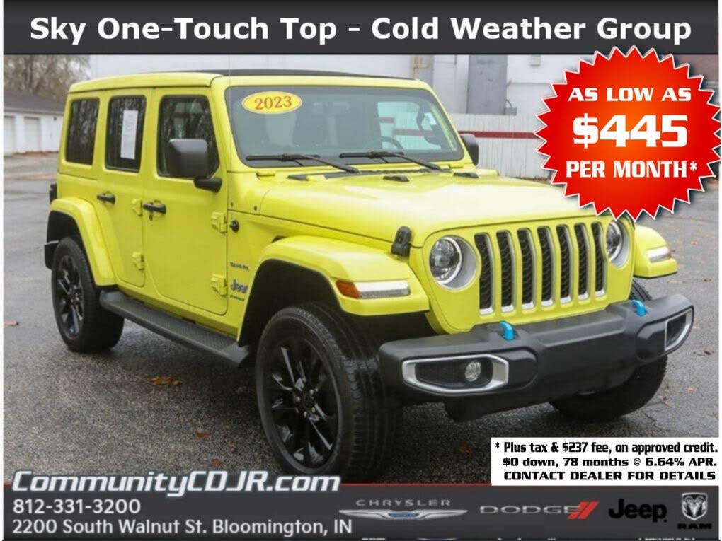 2023 Jeep Wrangler 4xe Sahara 4WD