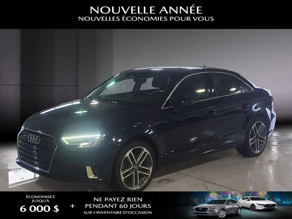 2018 Audi A3 2.0T quattro Progressiv Sedan AWD