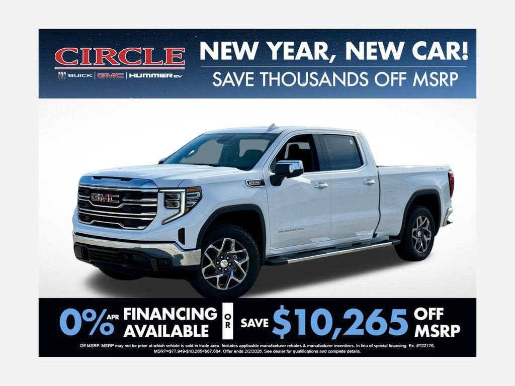 2026 GMC Sierra 1500 SLT Crew Cab 4WD