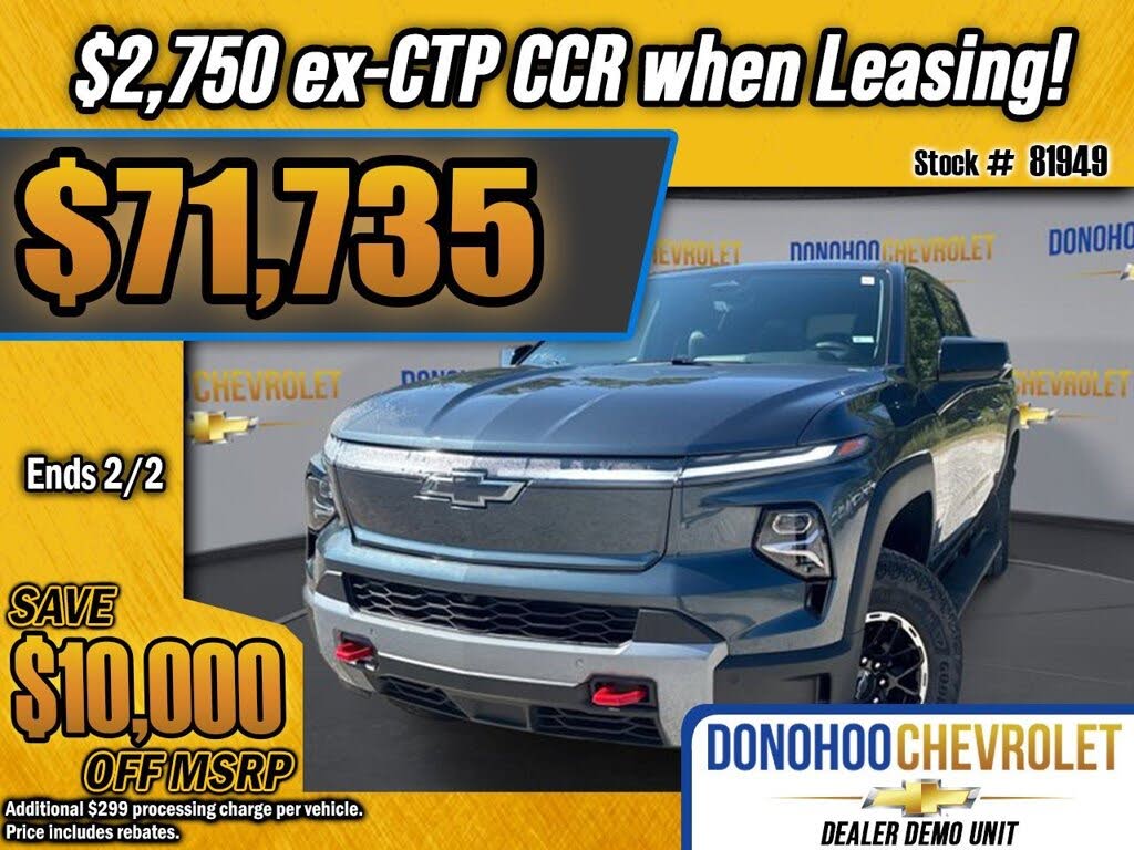 2026 Chevrolet Silverado EV Trail Boss Crew Cab (Extended Range) e4WD