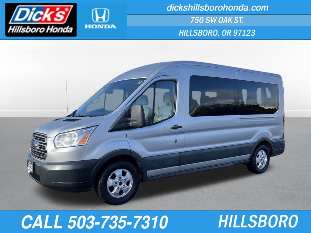 2017 Ford Transit Passenger 350 XLT Medium Roof LWB RWD with Sliding Passenger-Side Door