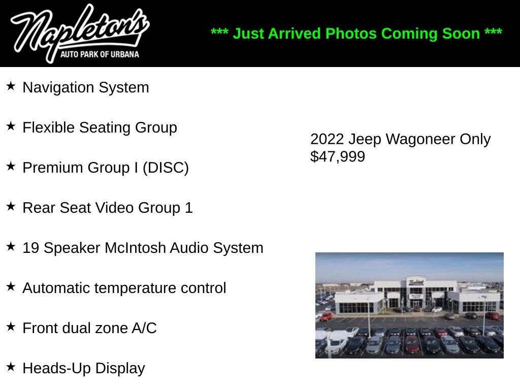 2022 Jeep Wagoneer Series III 4WD