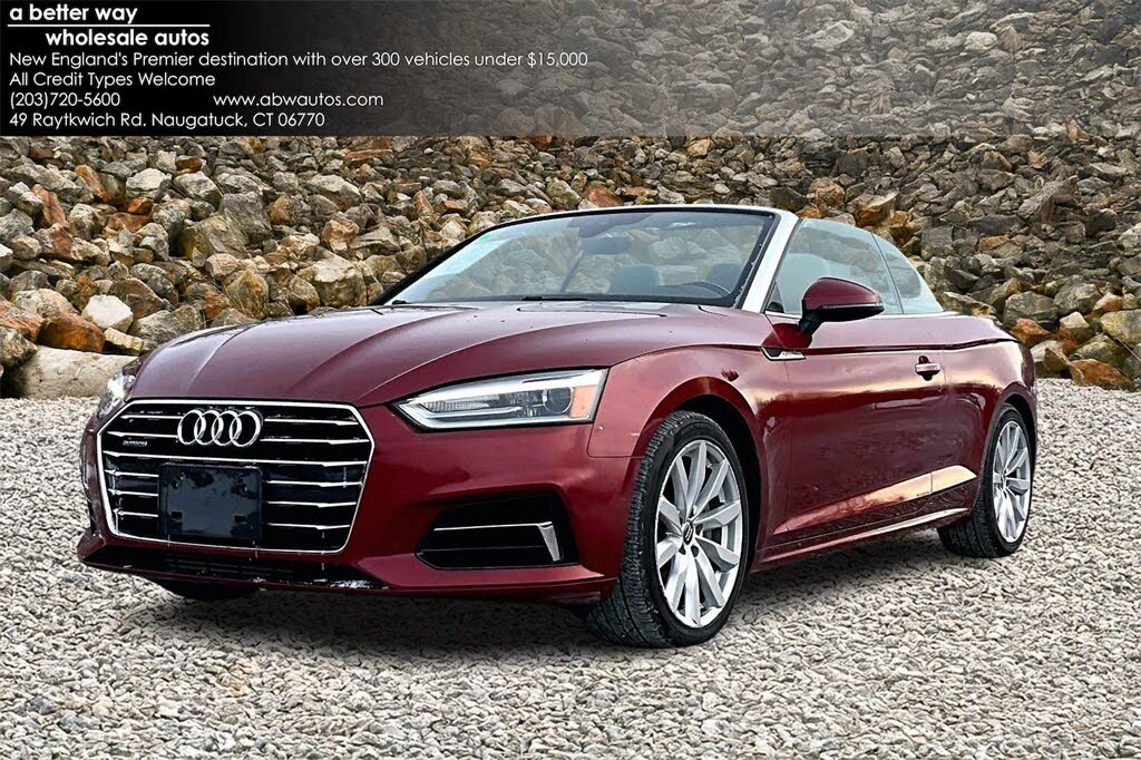 2018 Audi A5 2.0T quattro Premium Cabriolet AWD