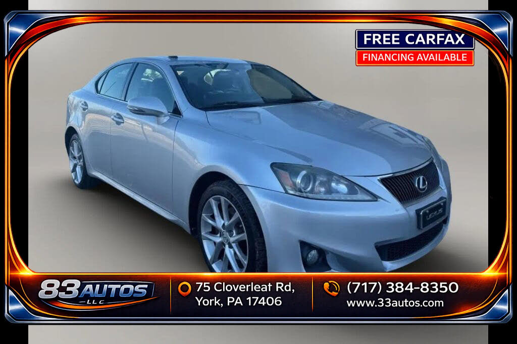 2012 Lexus IS 250 Sedan AWD