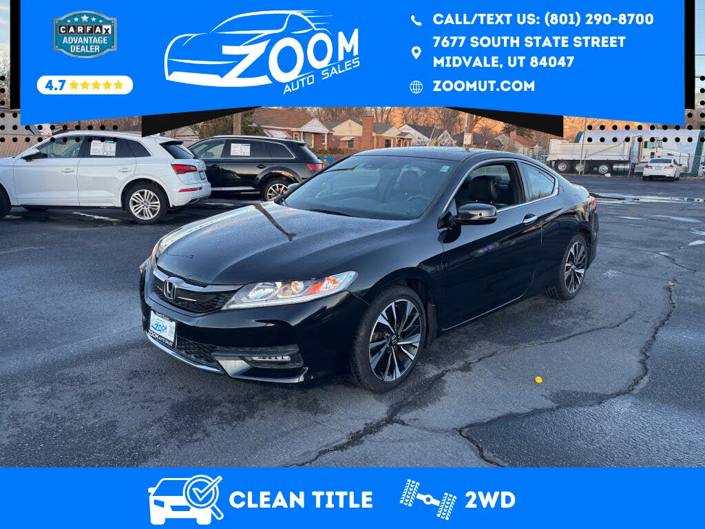 2016 Honda Accord Coupe EX-L with Honda Sensing