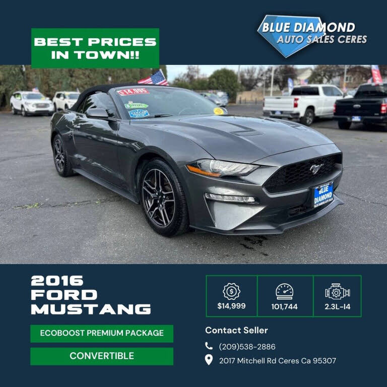 2019 Ford Mustang EcoBoost Premium Convertible RWD