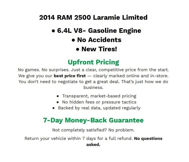 2014 RAM 2500 Laramie Longhorn Crew Cab 4WD